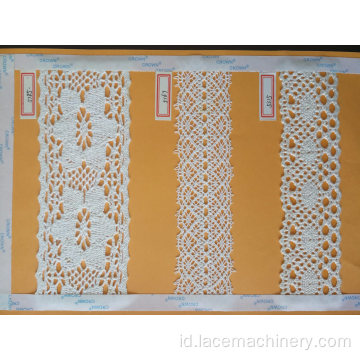 Benang Katun Jacquard Lace Braiding Machine Komputerisasi